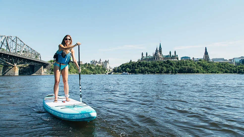 Paddle Boarding on the Ottawa River