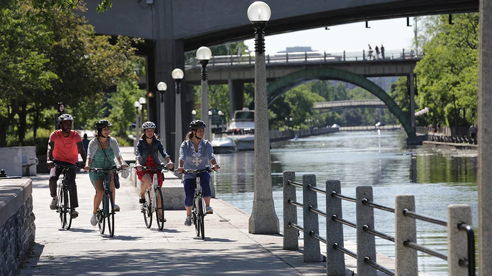 Rideau Canal - cycling