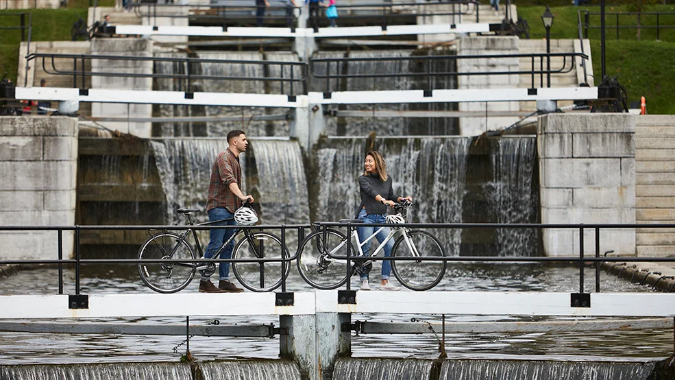 Rideau Canal, Cycling. Biking