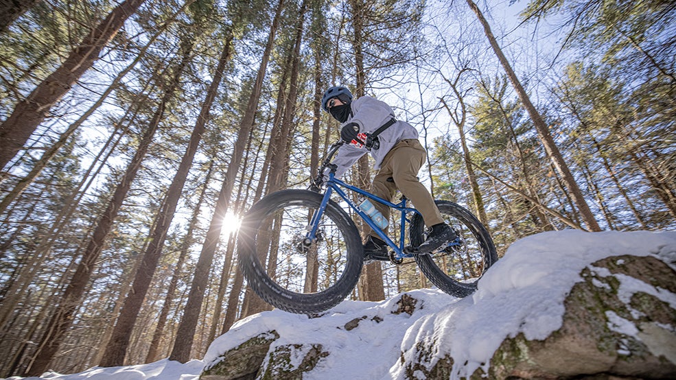 Winter biking, South March Highlands