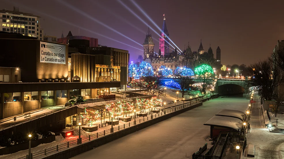 Christmas Lights Across Canada