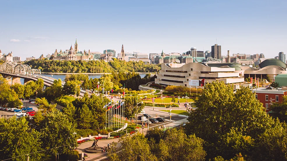 Fall Ottawa skyline