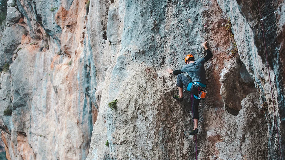 rock climbing