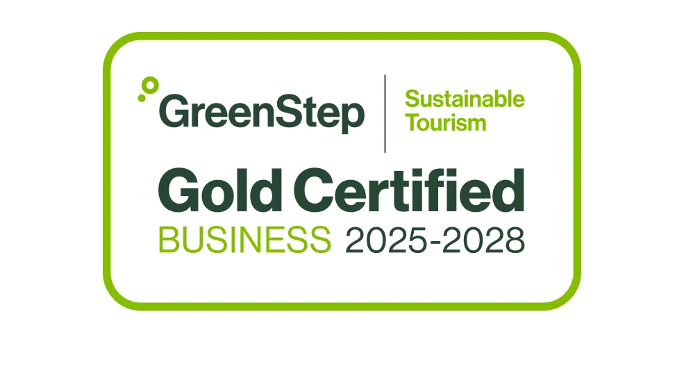 GreenStep | Sustainable Tourism | Gold Certified Business 2025-2028