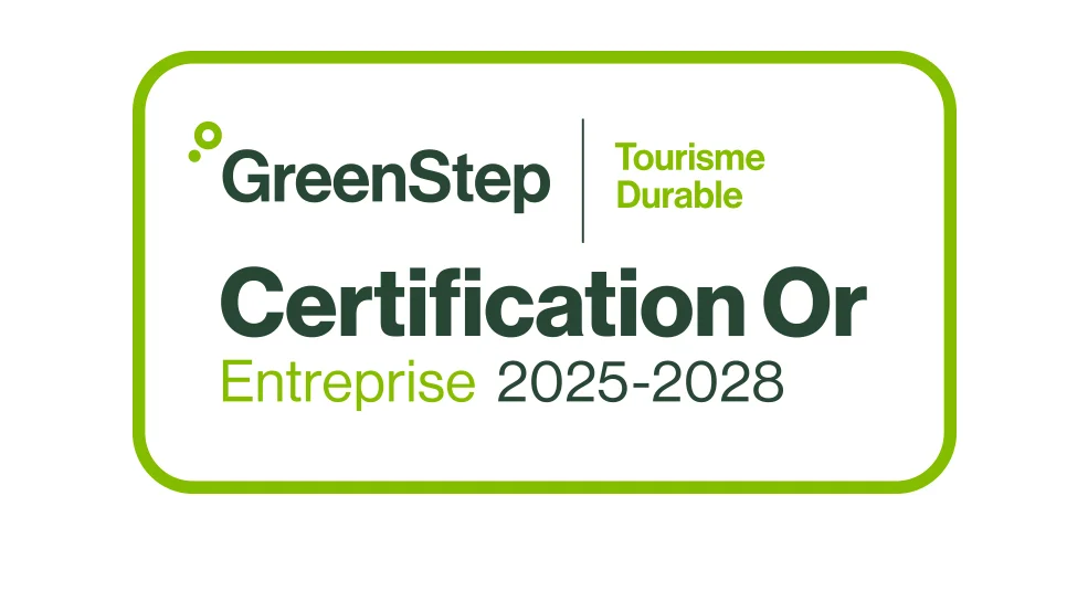 GreenStep | Tourisme Durable | Certification Or Enteprise 2025-2028