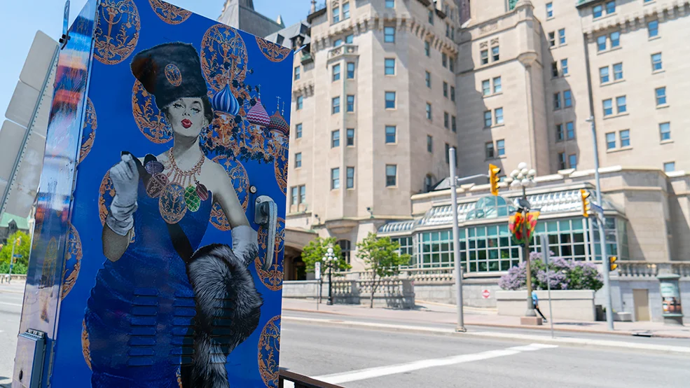 Mural box on Rideau Street