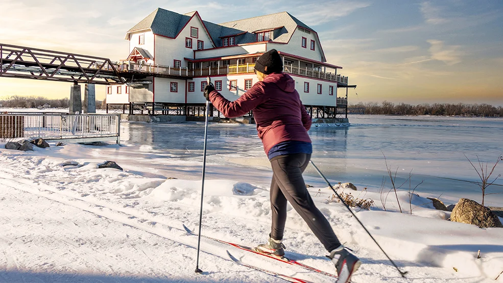 Cross-country skiing, Ottawa River
