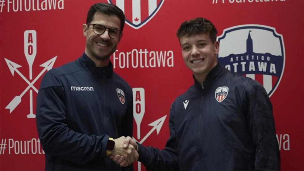 Atlético Ottawa signs homegrown Matteo de Brienne for 2024 season