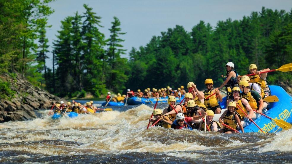Wilderness Tours White Water Rafting on the Ottawa River