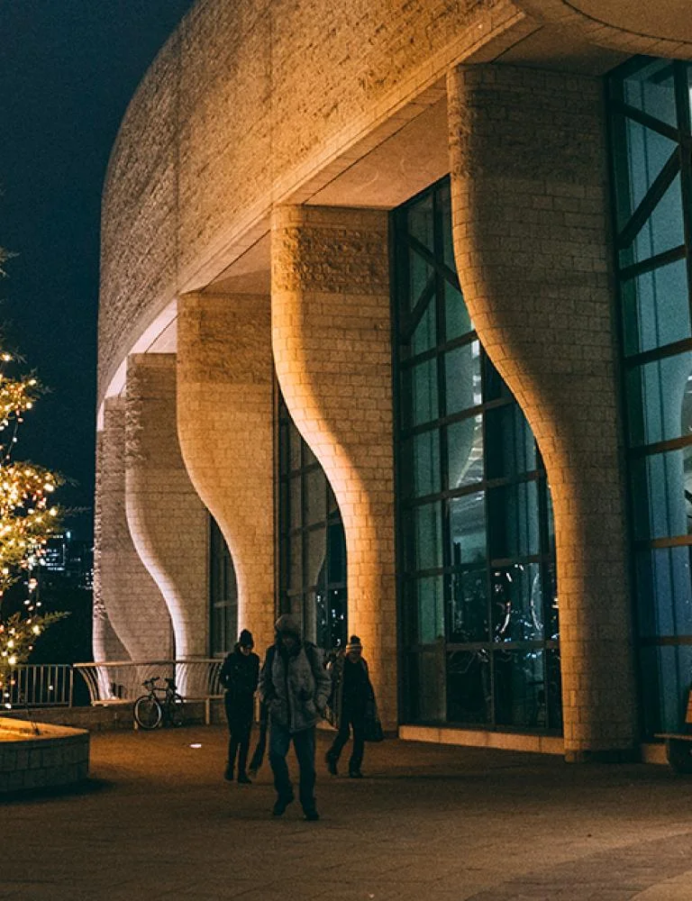 Christmas tree at the Canadian Museum of History