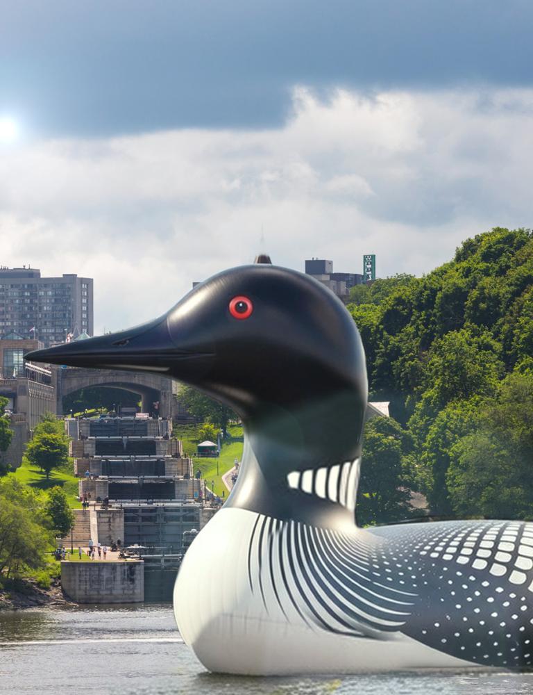 World’s Largest Inflatable Loon