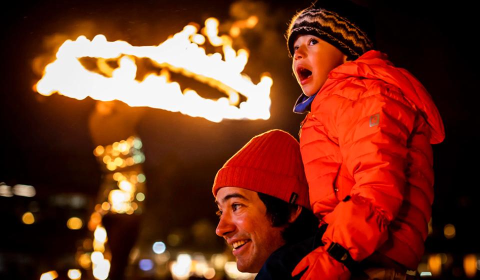 Fireshow Fridays at the ByWard Winter Market