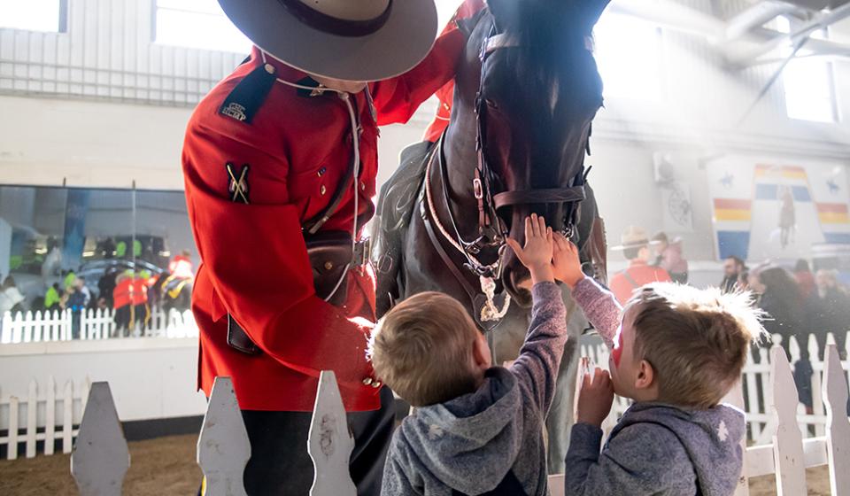 RCMP Musical Ride Stables Open House