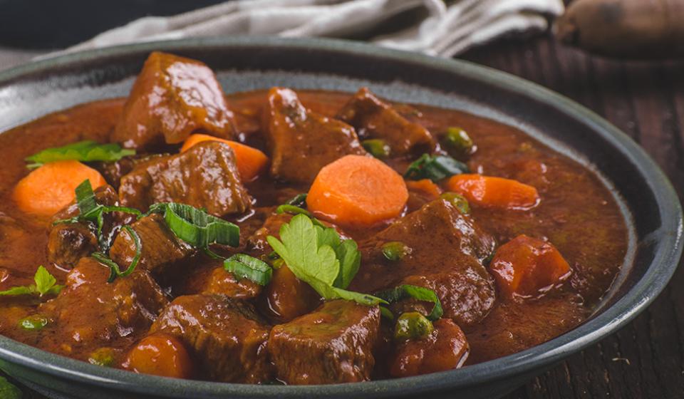 Beef stew with carrots