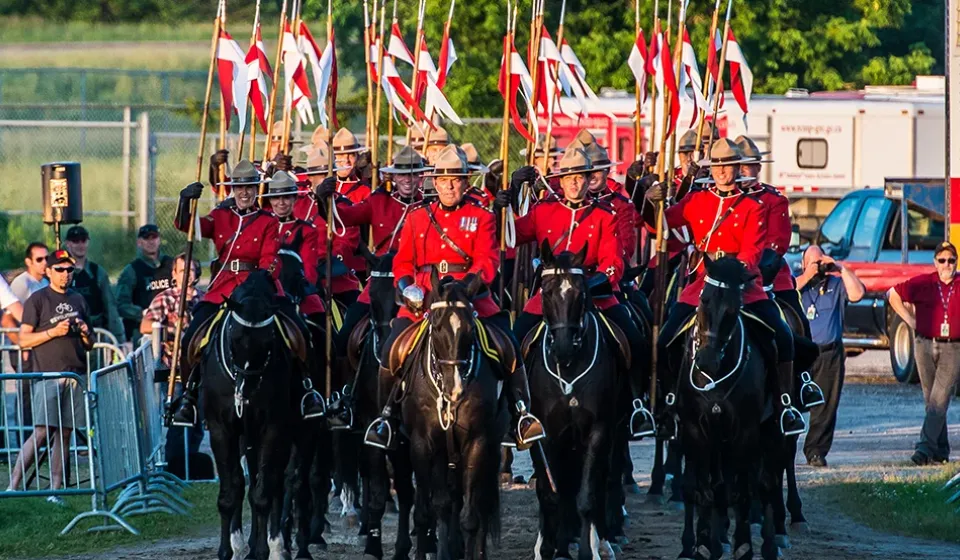 RCMP Musical Ride Sunset Ceremonies