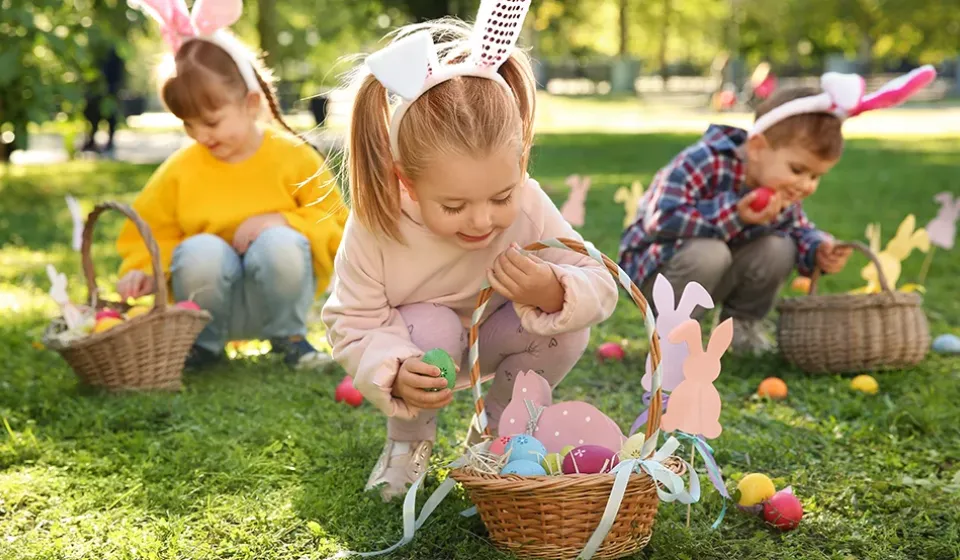 Easter Egg Hunt at Valleyview Little Animal Farm