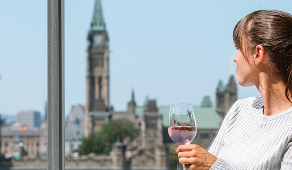 View of Parliament from Andaz Copper Spirits and Sights