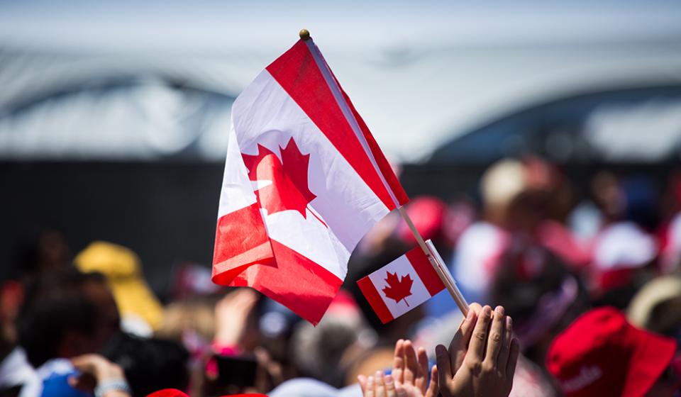 Canada Day, Canadian flag