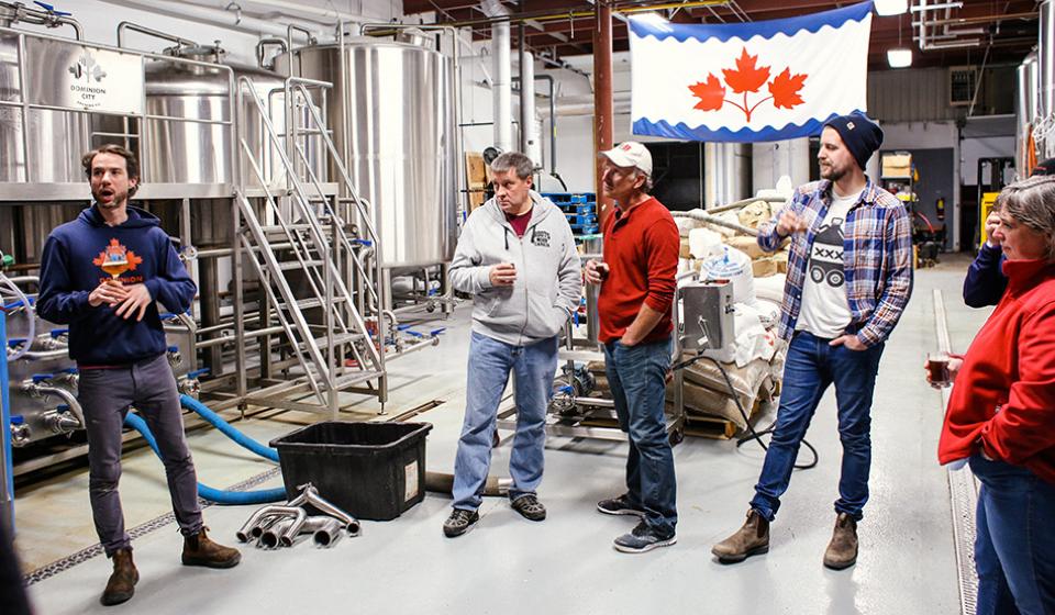 Brew Donkey, Dominion City Brewing Co. tour