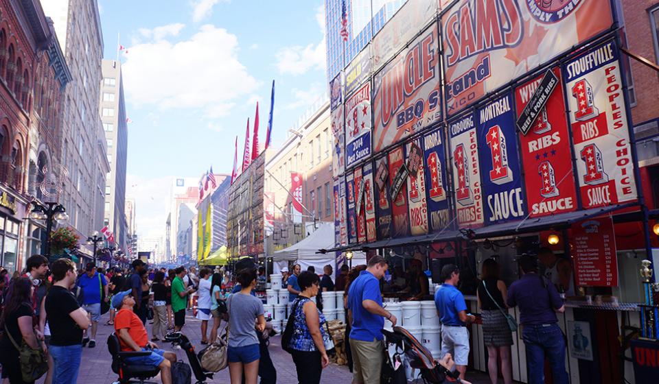 Ottawa Ribfest - Sparks Street - Food