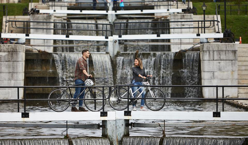 Rideau Canal, Cycling. Biking
