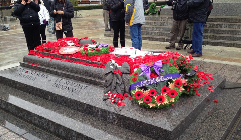 National War Memorial, Remembrance Day