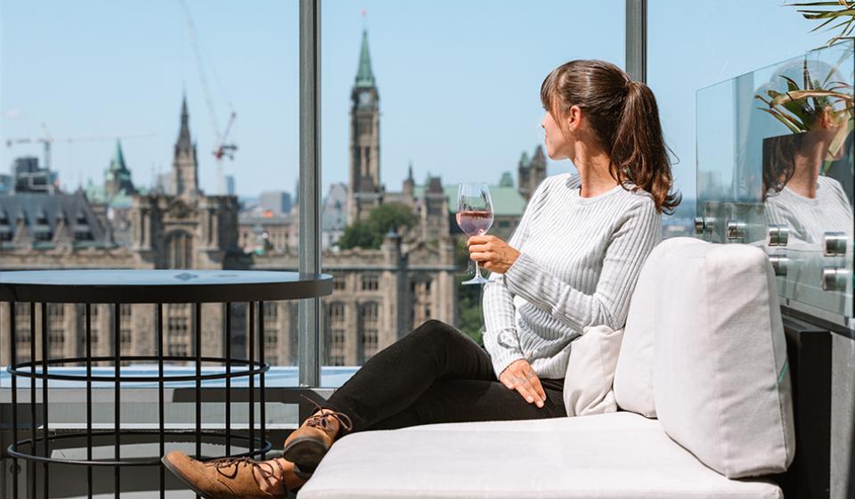 View of Parliament from Andaz Copper Spirits and Sights