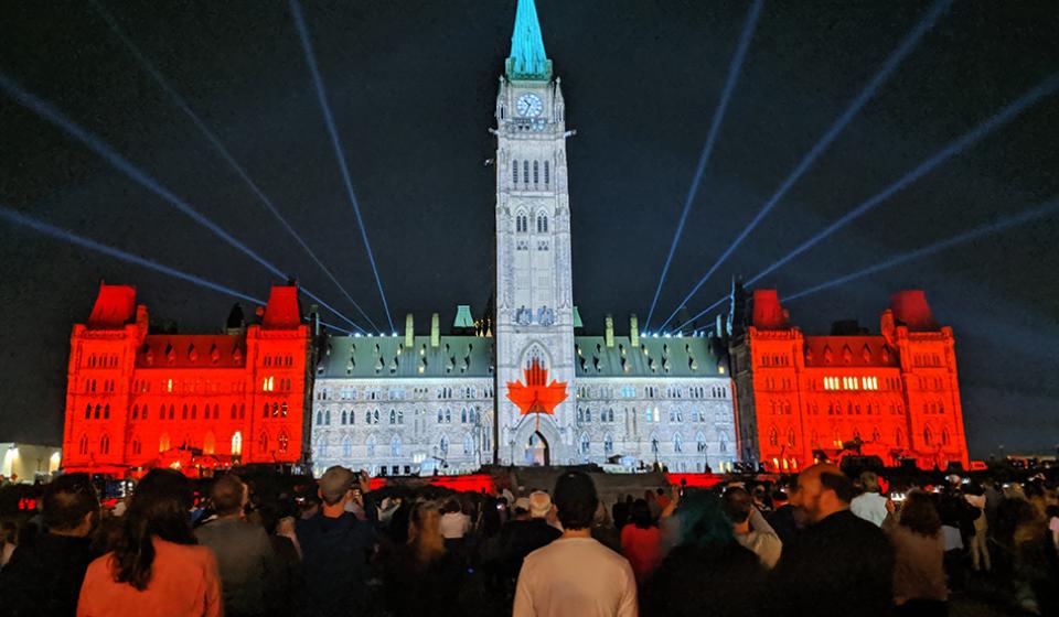 Canada Flag Parliament Hill photographer Sara-Jean Hoffman