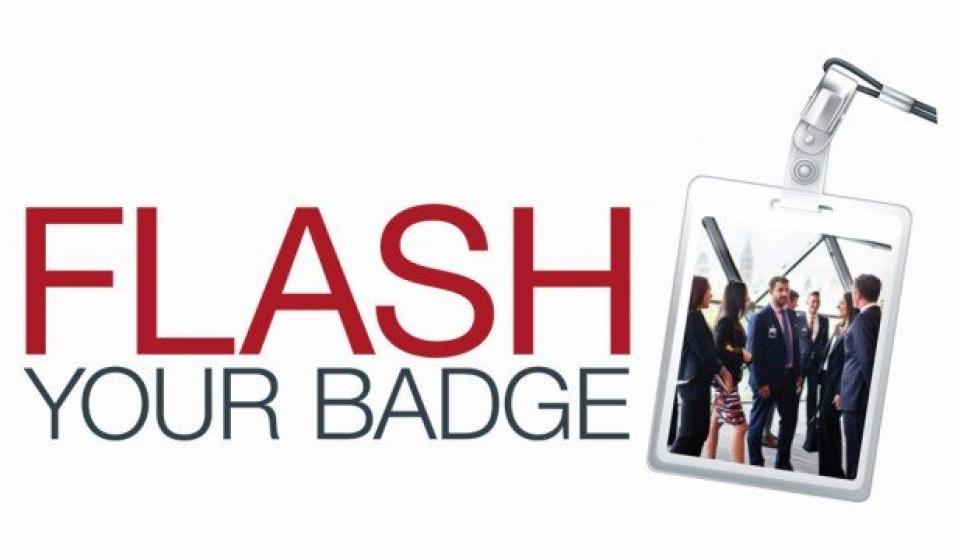Flash your Badge Program
