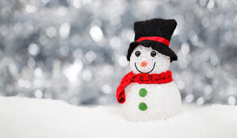 Christmas, snowman, winter