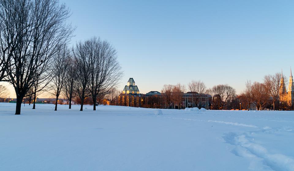 Major's Hill Park, Winter