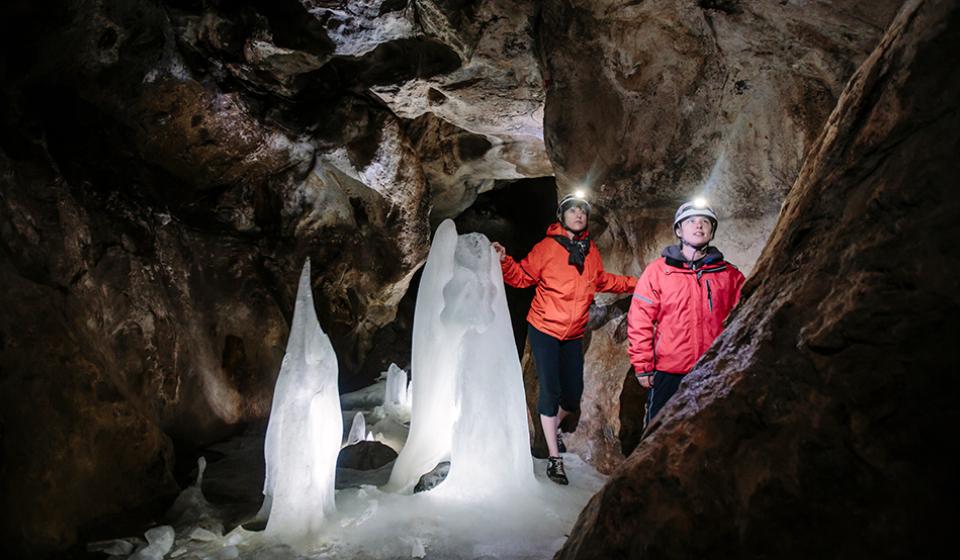 Arbraska Laflèche, exploring caves