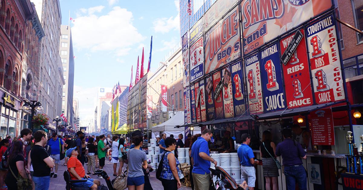 Ottawa Ribfest on Sparks Street Ottawa Tourism