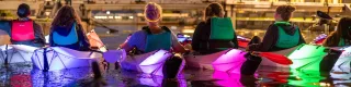 Light at Night Kayaking