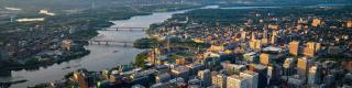 Aerial, Parliament, Ottawa River