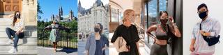 Lookbook of fashionable masks in Ottawa 
