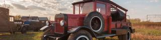 antique fire trucks