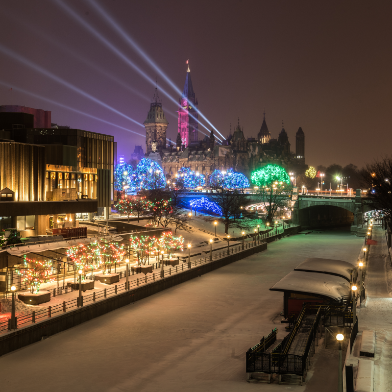 Winter Lights Across Canada